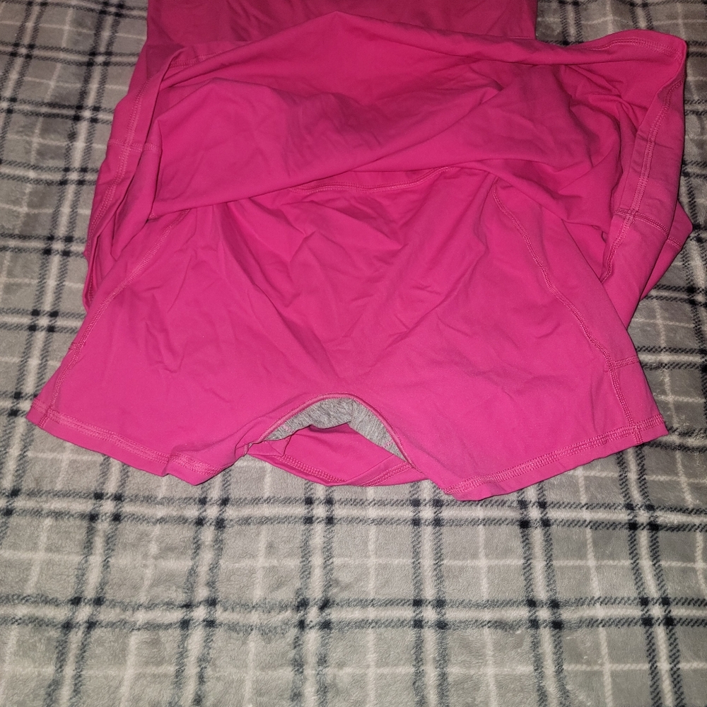 Halara Cloudful Poppi Pink Strappy Skort Dress - Picture 4 of 15